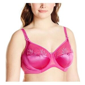 Elomi Cate Underwire Full Coverage Bra 34K US Pink EL8030CML